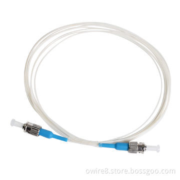 ST-ST Single Mode Fiber-optic Patch Cord with 850, 1,310, 1,550nm Operating Wavelength, CE/RoHS Mark
